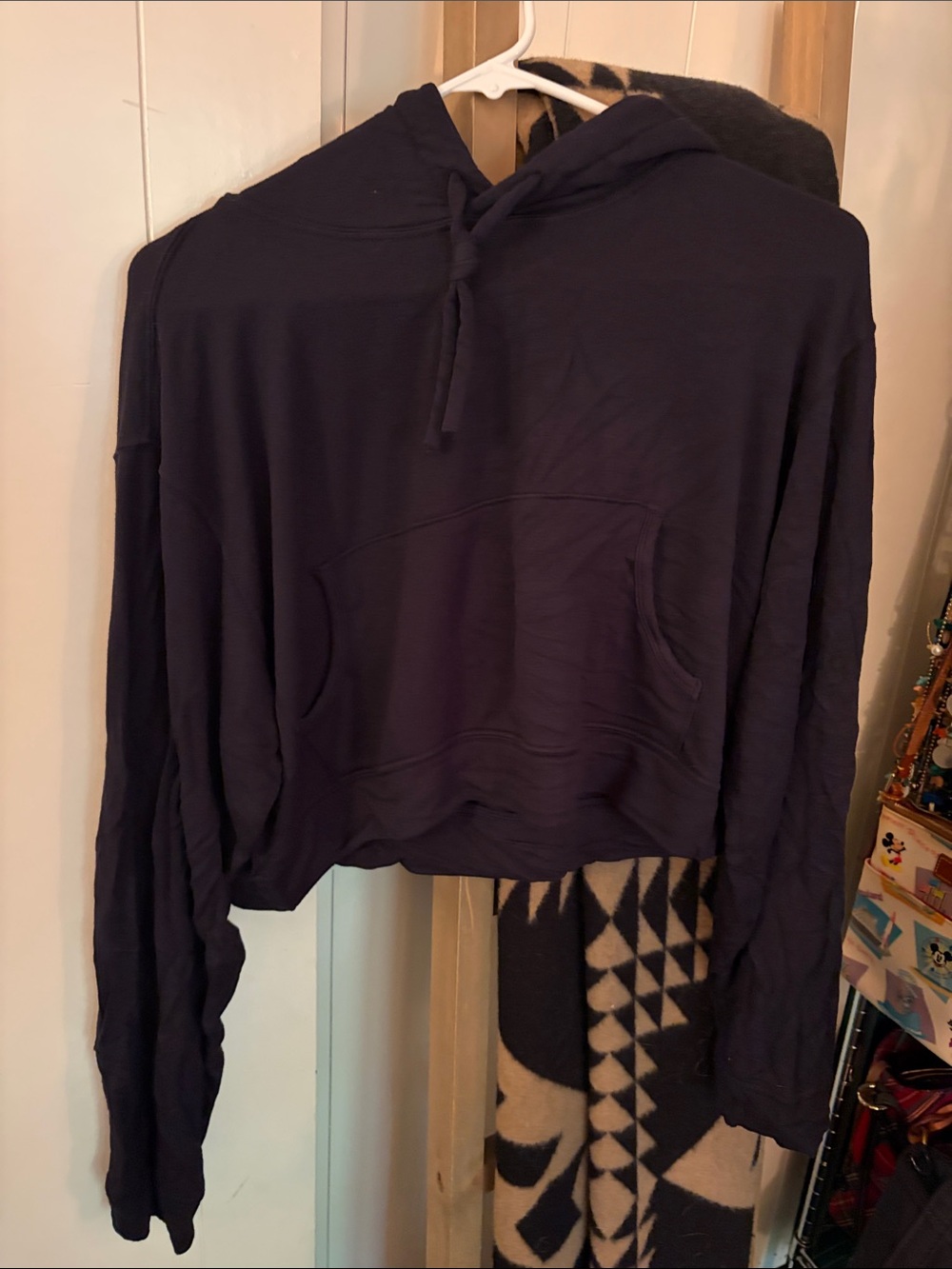 Kaia cropped hoodie Bleusalt navy